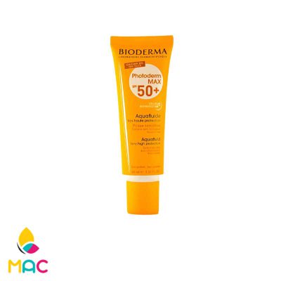 ضد آفتاب بی رنگ مناسب پوست چرب و مختلط مدلPhotoderm Aquafluid Spf50 حجم 40میل بایودرما