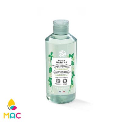 میسلار واتر پاک کننده آرایش مدل PURE MENTHE مناسب پوست های چرب و مستعد جوش حجم 400 میل ایوروشه