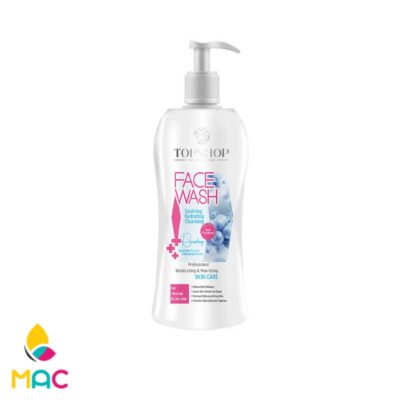 فیس واش مناسب پوست خشک و نرمال حاوی عصاره خیار و کالاندولا حجم 300 میلی لیتر تاپ شاپ