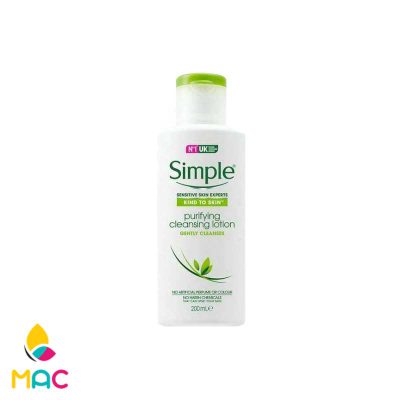 لوسیون پاک کننده صورت مدل Purifying حجم 200میل سیمپل