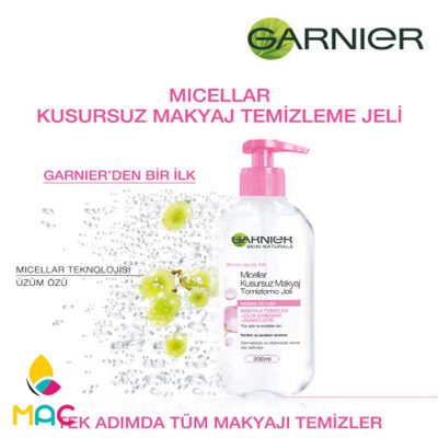 3 14 ژل میسلار پاک کننده صورت مخصوص پوست حساس حجم 200 میل گارنیر