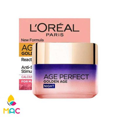 کرم لیفتینگ لورال مدل Perfect Golden Age Night Cream حجم 50 میلی لیتر