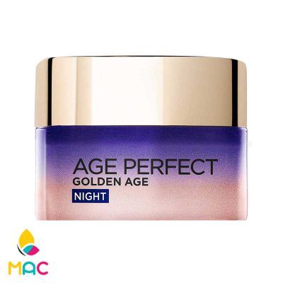 3 8 کرم لیفتینگ لورال مدل Perfect Golden Age Night Cream حجم 50 میلی لیتر