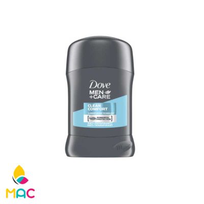 استیک ضد تعریق مردانه مدل Clean Comfort حجم 50 میلی داو