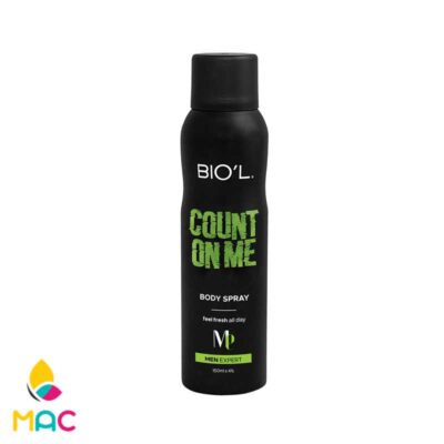 اسپری بدن مردانه مدل Count On Me حجم 150میل بیول