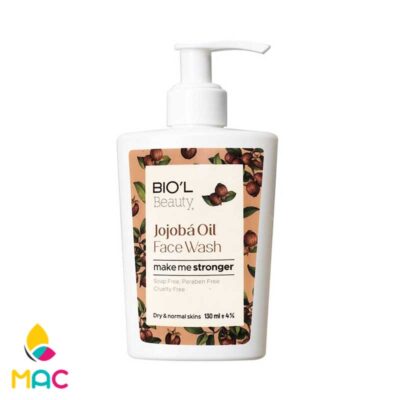 فيس واش كرمی حاوی روغن جوجوبا مناسب پوست خشک و نرمال 130ميل بیول