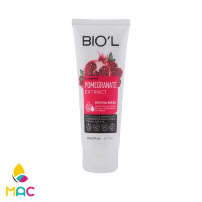 ماسك مو تيوپي هيركر كراتينه با عصاره انار مخصوص موهاي رنگ شده 200 میلی لیتر بیول