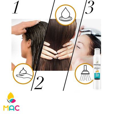 4 4 ماسک مو داخل حمام احیا و تقویت کننده حجم 180 میل پنتن