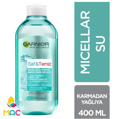 522 محلول میسلار مدل Saf And Temiz گارنیر