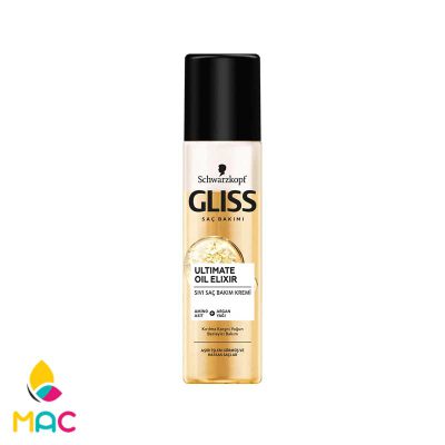 سرم دو فاز مدل Ultimate Oil Elixir مناسب موهای حساس و آسیب دیده 200 میل گلیس