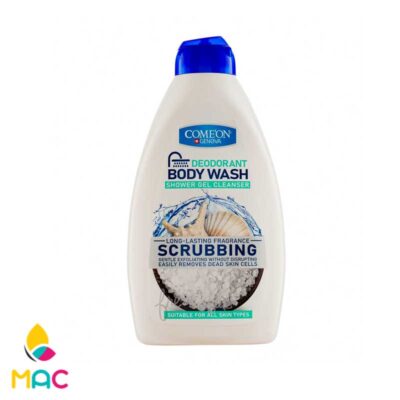 شامپو بدن ژلی لایه بردار مناسب انواع پوست 510میل کامان