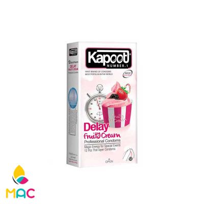 کاندوم کاپوت مدل Fruity cream بسته 12 عددی