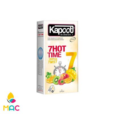 کاندوم کاپوت مدل Hot Time7 بسته 12 عددی