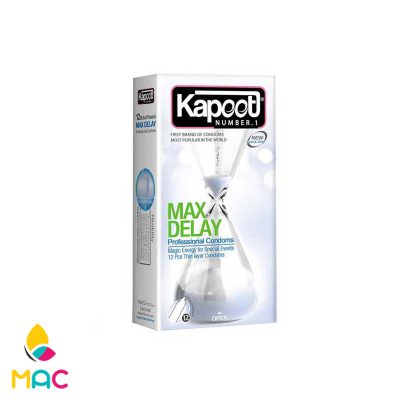 کاندوم کاپوت مدل max delay بسته 12 عددی
