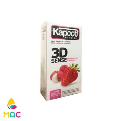 کاندوم کاپوت مدل 3dsense بسته 12 عددی