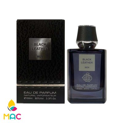 209 ادو پرفیوم مردانه فراگرنس ورد مدل BLACK LEATHER MEN