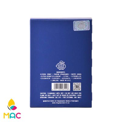 262 ادو پرفیوم مردانه فراگرنس ورد مدل Acqua Royal Blue