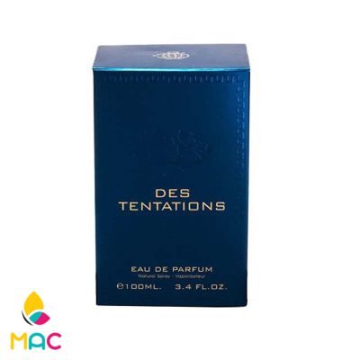 303 ادو پرفیوم مردانه فراگرنس ورد مدل DES TENTATIONS