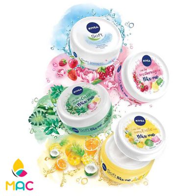 79 1 کرم مرطوب کننده دست، صورت و بدن مدل Berry Charming حجم 100 میل نیوا