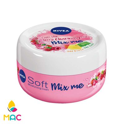 80 کرم مرطوب کننده دست، صورت و بدن مدل Berry Charming حجم 100 میل نیوا