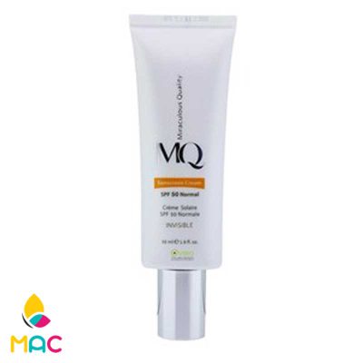 کرم ضد آفتاب بی رنگ پوست نرمال SPF50 ام کیو – MQ