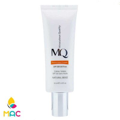 ضد آفتاب فاقد چربی رنگی پوست مختلط تا چرب SPF50 ام کیو