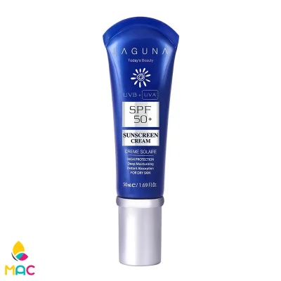 ضد آفتاب بی رنگ پوست خشک spf50 لاگونا