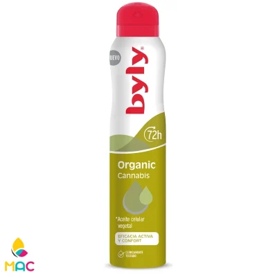اسپری دئودرانت شاهدانه طبیعی بایلی spray Organic Cannabis BYLY