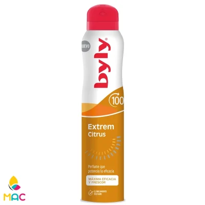 اسپری دئودرانت مرکبات بایلی spray extrem citrus BYLY