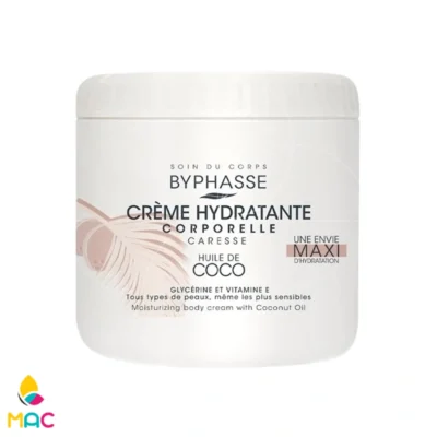 کرم مرطوب کننده بدن بایفاس حاوی روغن نارگیل