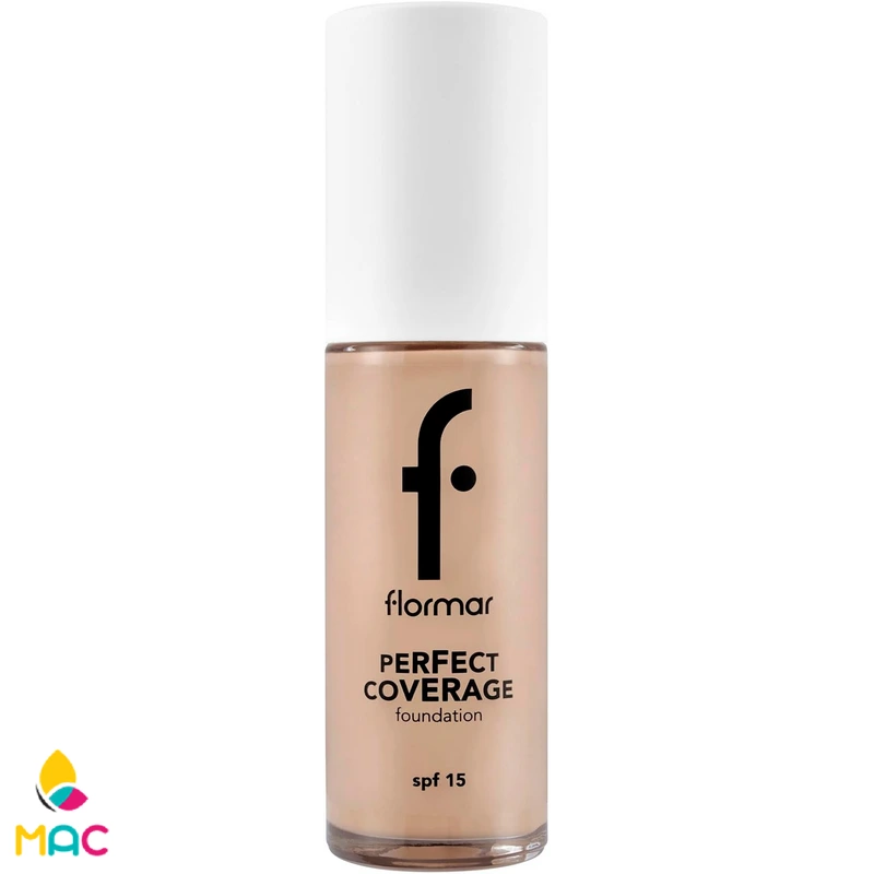 Flomar Perfect Coverage Foundation (2) کرم پودر کاور بالا فلورمار