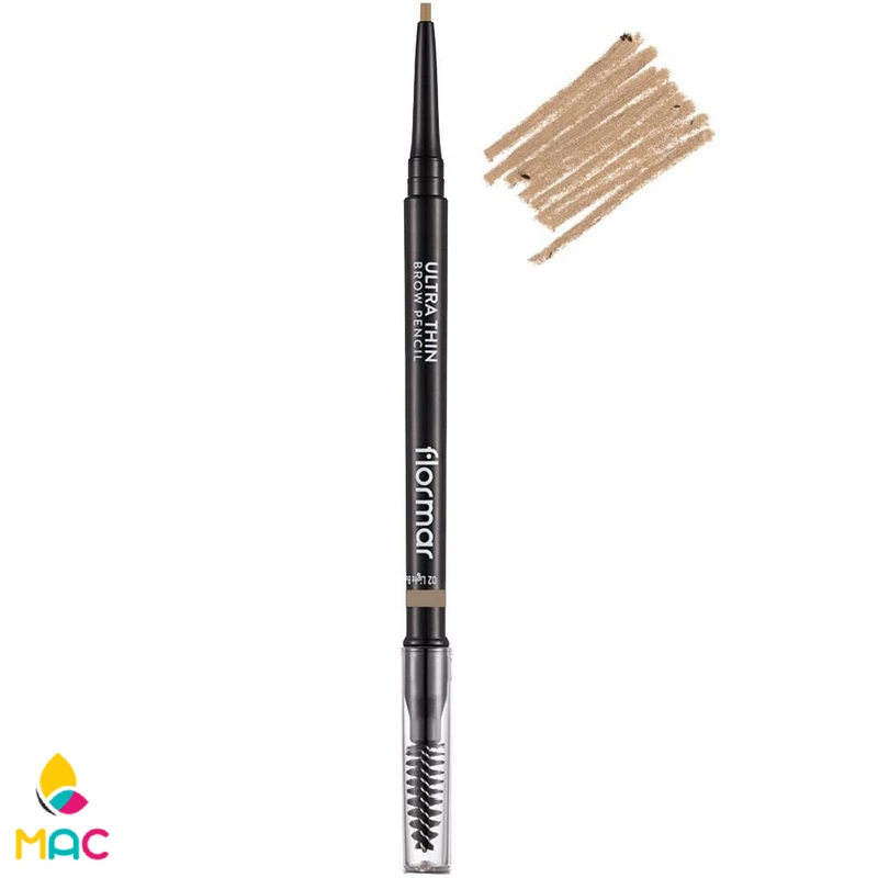 001 مداد ابرو براش دار اولترا تین فلورمار
