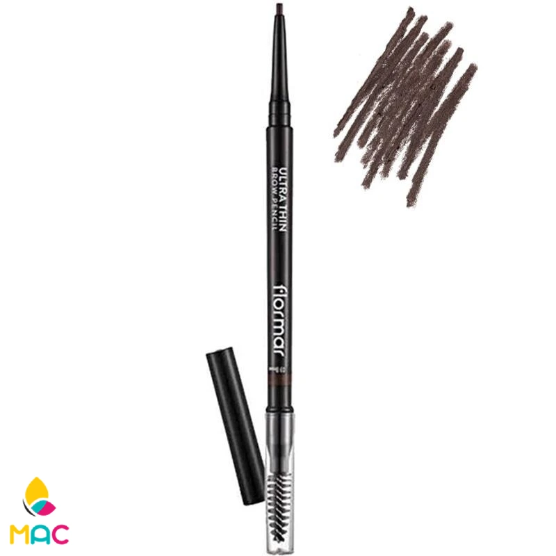 004 مداد ابرو براش دار اولترا تین فلورمار