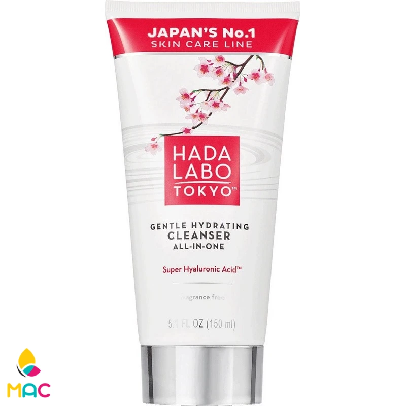 Hada Labo Tokyo Gentle Hydrating Cleanser 150ml, (1) پاککننده ملایم و آبرسان All-in-One هادا لابو توکیو