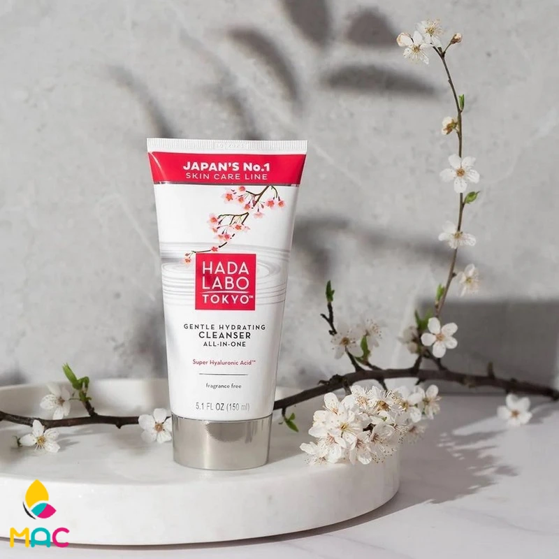 Hada Labo Tokyo Gentle Hydrating Cleanser 150ml, (2) پاککننده ملایم و آبرسان All-in-One هادا لابو توکیو
