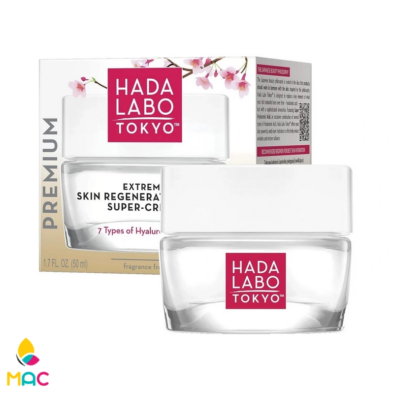 Hada Labo Tokyo Premium night cream anti-aging moisturizer face with hyaluronic acid (1) کرم شب ضد چروک و مرطوب کننده پوست هادا لابو توکیو