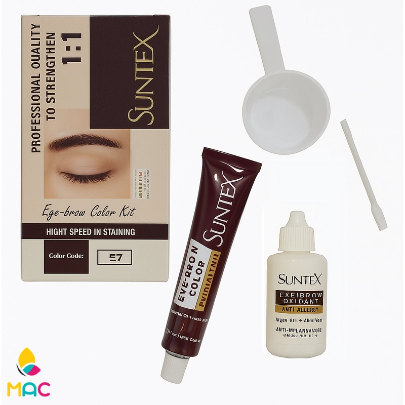 Suntex Eyebrow color kit (1) کیت رنگ ابرو سانتکس در رنگهای جدید و متنوع