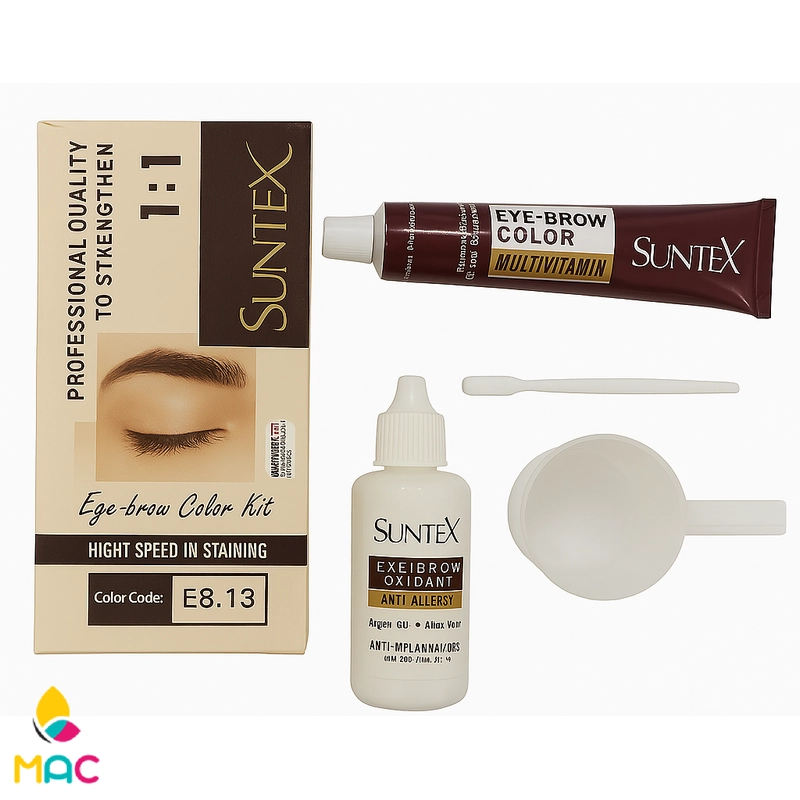 Suntex Eyebrow color kit (2) کیت رنگ ابرو سانتکس در رنگهای جدید و متنوع