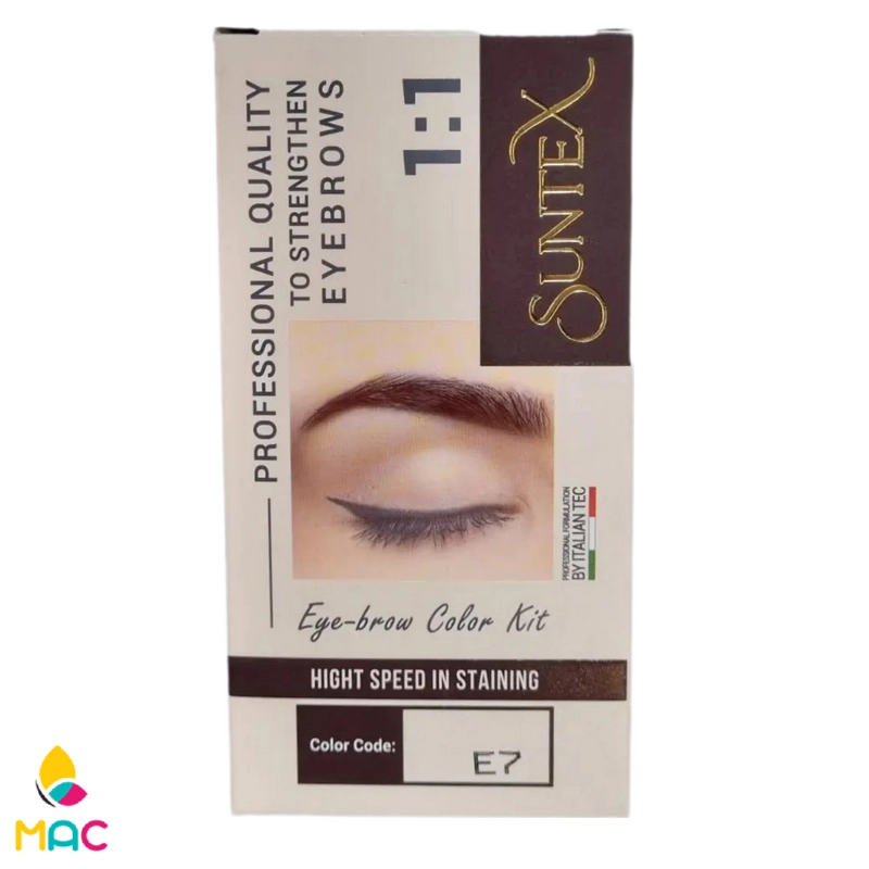 Suntex Eyebrow color kit کیت رنگ ابرو سانتکس حجم 30 میلی لیتر
