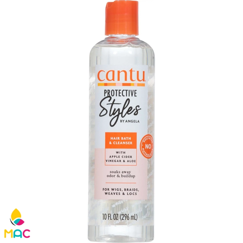 Cantu Protective Styles by Angela Hair Bath & Cleanser (1) پاککننده موی معمولی کنتو مدل Protective Styles