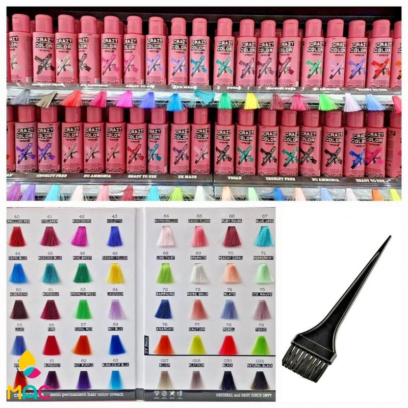 کاتالوگ رنگ مو کریزی کالر